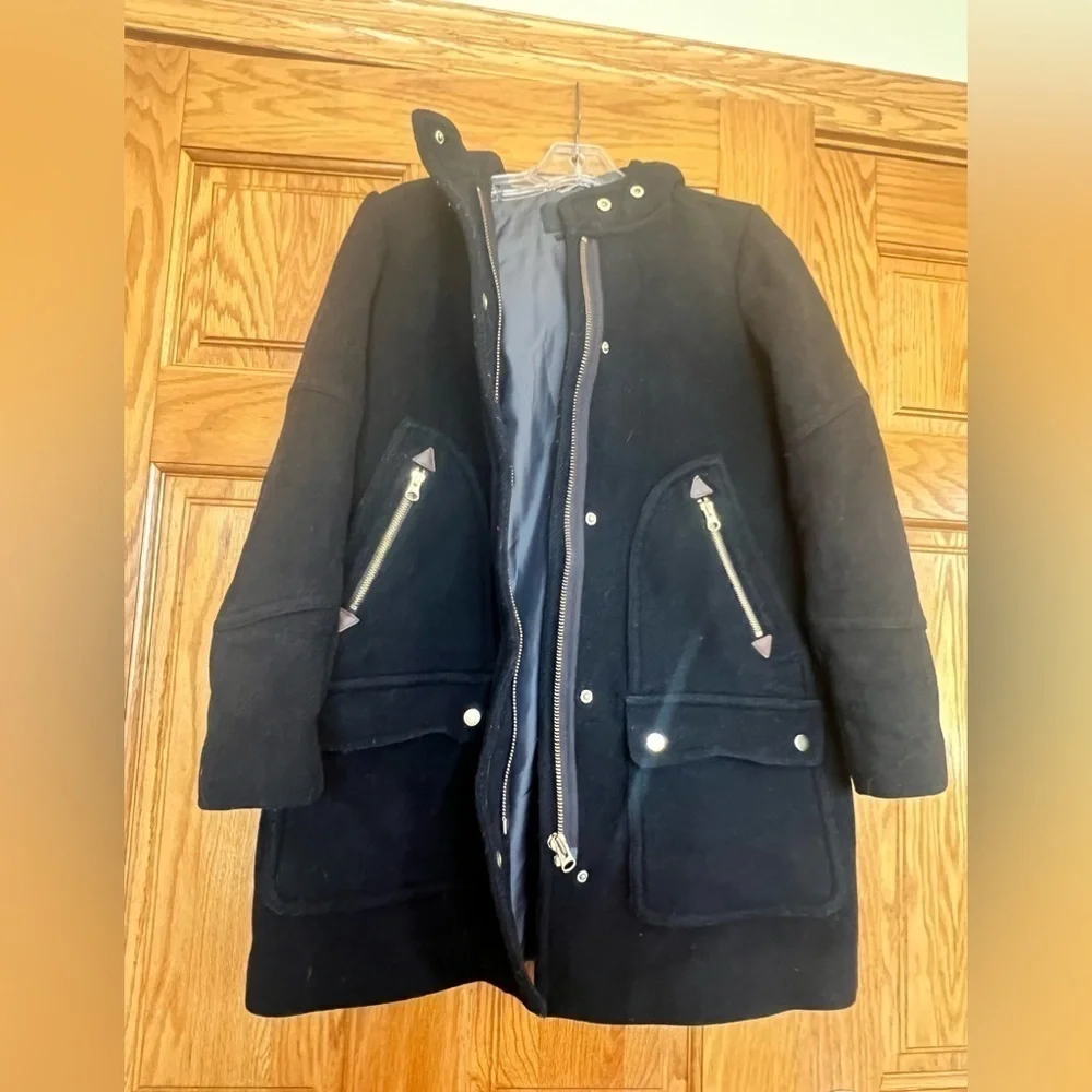 J. Crew - Italian Wool & Chateau Parka w/ Faux Fur